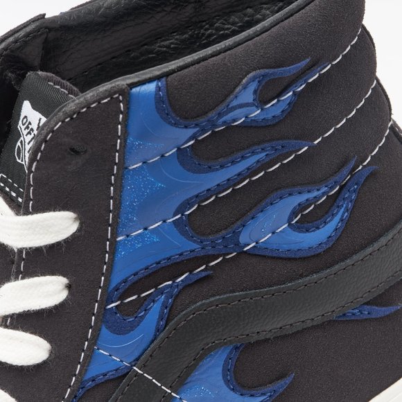 Vans Anaheim Factory SK8-Hi 38 DX Skate Shoes Men's Black Layered Blue Flame - Picture 5 of 16